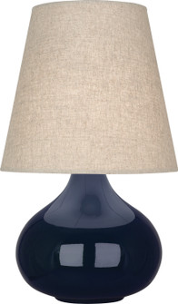 Small June One Light Accent Lamp in Midnight Blue Glazed Ceramic (165|MB91)