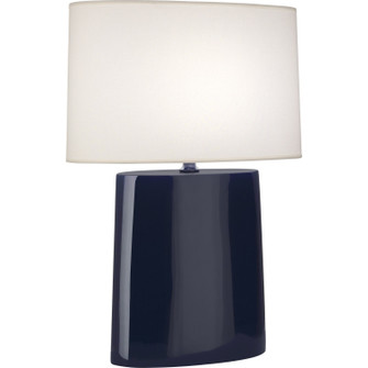Victor One Light Table Lamp in Midnight Blue Glazed Ceramic (165|MB03)
