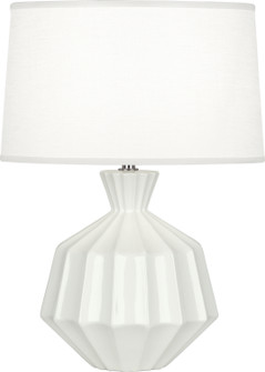 Small Orion One Light Accent Lamp in Lily Glazed Ceramic (165|LY989)