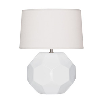 Small Franklin One Light Accent Lamp in Lily Glazed Ceramic (165|LY02)