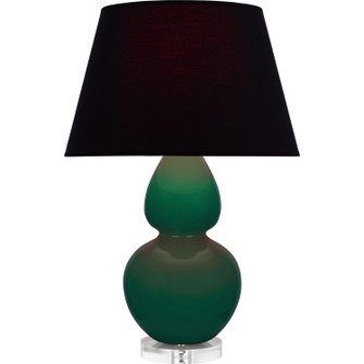 Double Gourd One Light Table Lamp in Jungle Glazed Ceramic w/Lucite (165|JU23K)
