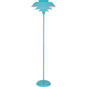 Pierce One Light Floor Lamp in Egg Blue Gloss (165|EB978)