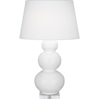 Triple Gourd One Light Table Lamp in Daisy Glazed Ceramic w/Lucite (165|DY43X)