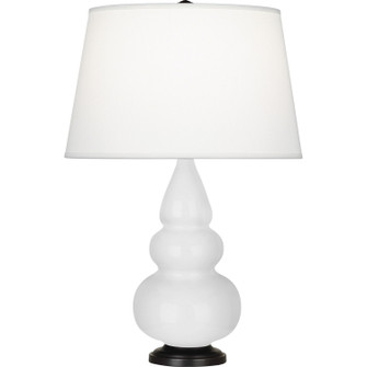 Small Triple Gourd One Light Accent Lamp in Daisy Glazed Ceramic w/Deep Patina Bronze (165|DY31X)