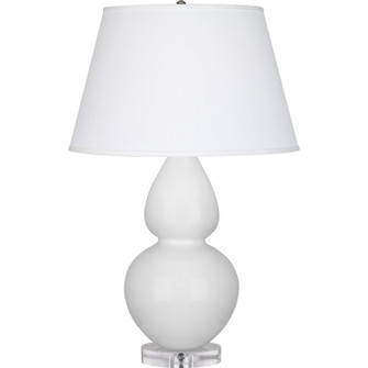 Double Gourd One Light Table Lamp in Daisy Glazed Ceramic w/Lucite (165|DY23X)