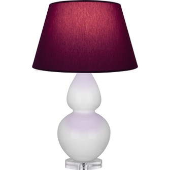Double Gourd One Light Table Lamp in Daisy Glazed Ceramic w/Lucite (165|DY23P)