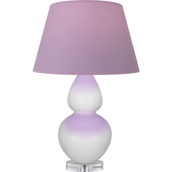 Double Gourd One Light Table Lamp in Daisy Glazed Ceramic w/Lucite (165|DY23L)