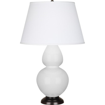 Double Gourd One Light Table Lamp in Daisy Glazed Ceramic w/Deep Patina Bronze (165|DY21X)