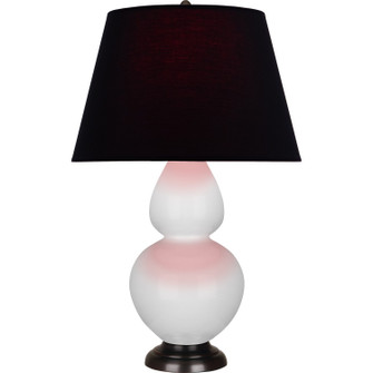 Double Gourd One Light Table Lamp in Daisy Glazed Ceramic w/Deep Patina Bronze (165|DY21K)