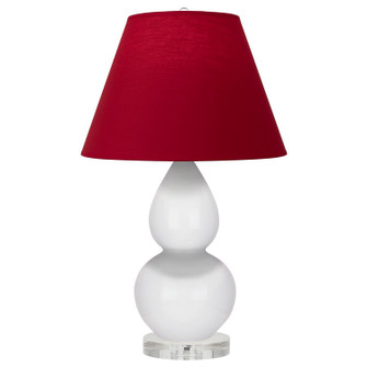 Small Double Gourd One Light Accent Lamp in Daisy Glazed Ceramic w/Lucite (165|DY13R)