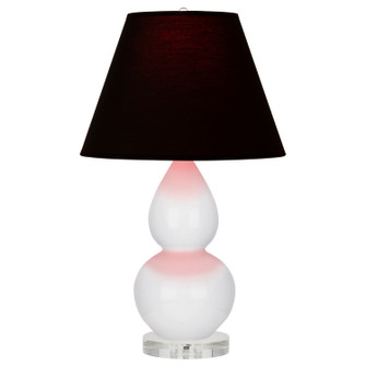 Small Double Gourd One Light Accent Lamp in Daisy Glazed Ceramic w/Lucite (165|DY13K)