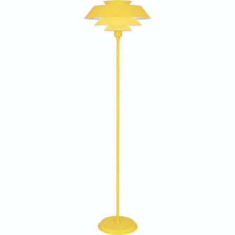 Pierce One Light Floor Lamp in Canary Yellow Gloss (165|CY978)