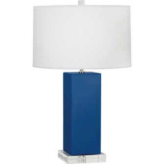Harvey One Light Table Lamp in Cobalt Glazed Ceramic (165|CT995)