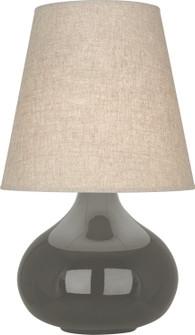 Small June One Light Accent Lamp in Ash Glazed Ceramic (165|CR91)