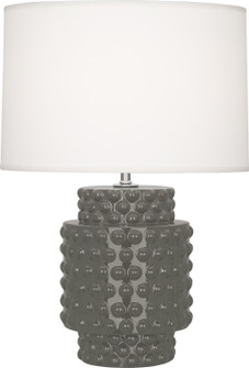 Small Dolly One Light Accent Lamp in Ash Glazed Textured Ceramic (165|CR801)