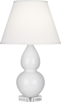 Small Double Gourd One Light Accent Lamp in Lily Glazed Ceramic w/Lucite (165|A690X)
