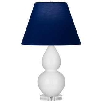 Small Double Gourd One Light Accent Lamp in Lily Glazed Ceramic w/Lucite (165|A690N)