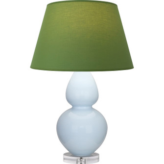 Double Gourd One Light Table Lamp in Baby Blue Glazed Ceramic w/Lucite (165|A676G)