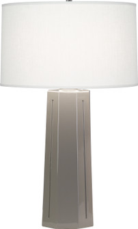 Mason One Light Table Lamp in Smokey Taupe Glazed Ceramic (165|972)