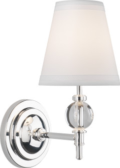 The Muses One Light Wall Sconce in Lead Crystal w/Silver Plated (165|3314)