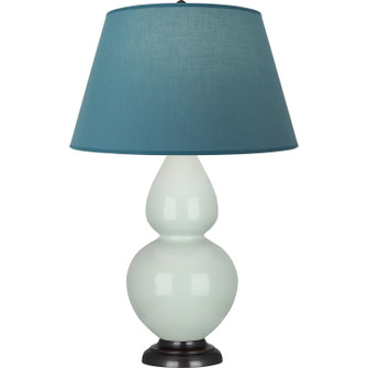 Double Gourd One Light Table Lamp in Celadon Glazed Ceramic w/Deep Patina Bronze (165|1790B)