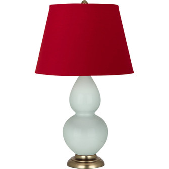 Double Gourd One Light Table Lamp in Celadon Glazed Ceramic w/Antique Natural Brass (165|1789R)