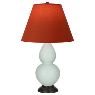 Small Double Gourd One Light Accent Lamp in Celadon Glazed Ceramic w/Deep Patina Bronze (165|1787T)