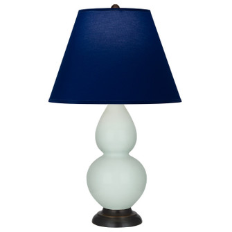 Small Double Gourd One Light Accent Lamp in Celadon Glazed Ceramic w/Deep Patina Bronze (165|1787N)