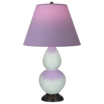 Small Double Gourd One Light Accent Lamp in Celadon Glazed Ceramic w/Deep Patina Bronze (165|1787L)