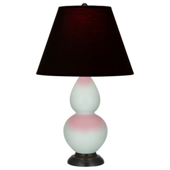 Small Double Gourd One Light Accent Lamp in Celadon Glazed Ceramic w/Deep Patina Bronze (165|1787K)