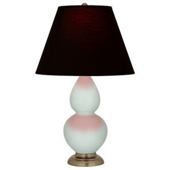 Small Double Gourd One Light Accent Lamp in Celadon Glazed Ceramic w/Antique Natural Brass (165|1786K)