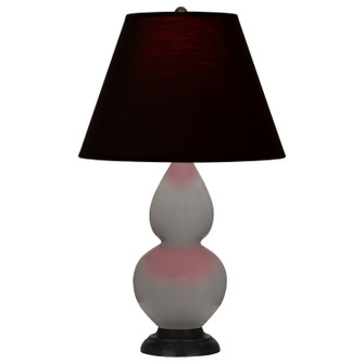 Small Double Gourd One Light Accent Lamp in Smokey Taupe Glazed Ceramic w/Deep Patina Bronze (165|1769K)