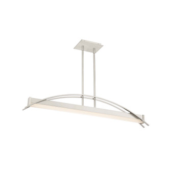 Sabre LED Island Chandelier in Brushed Nickel (10|PCSE138BN)