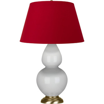 Double Gourd One Light Table Lamp in Lily Glazed Ceramic w/Antique Natural Brass (165|1660R)