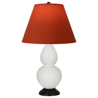 Small Double Gourd One Light Accent Lamp in Lily Glazed Ceramic w/Deep Patina Bronze (165|1650T)