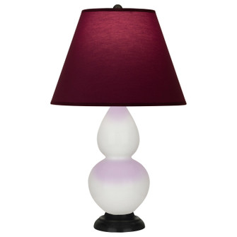 Small Double Gourd One Light Accent Lamp in Lily Glazed Ceramic w/Deep Patina Bronze (165|1650P)