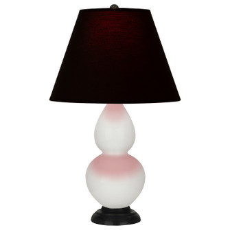 Small Double Gourd One Light Accent Lamp in Lily Glazed Ceramic w/Deep Patina Bronze (165|1650K)