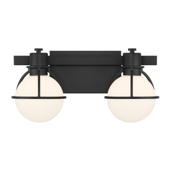 Pierce Two Light Bathroom Vanity in Matte Black (51|8-1060-2-BK)