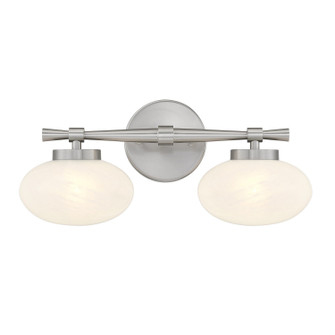 Barrow Two Light Bathroom Vanity in Satin Nickel (51|8-1050-2-SN)