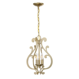 Lombard Three Light Pendant in Noble Brass (51|7-6095-3-127)