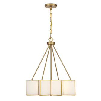 Reiling Three Light Pendant in Warm Brass (51|7-5988-3-322)