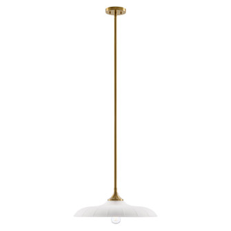 Hadley One Light Pendant in Warm Brass (51|7-4286-1-322)
