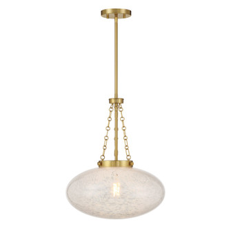 Willow One Light Pendant in Warm Brass (51|7-1740-1-322)