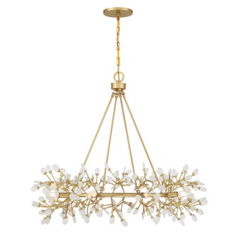 Once Eight Light Chandelier in Spun Gold (51|1-9855-8-328)
