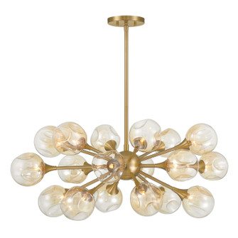 Matisse 18 Light Chandelier in Warm Brass (51|1-7935-18-322)