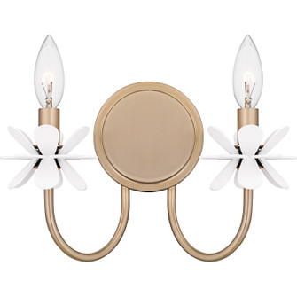 Remy Two Light Wall Sconce in Bronze Gold (10|REY8812BGD)