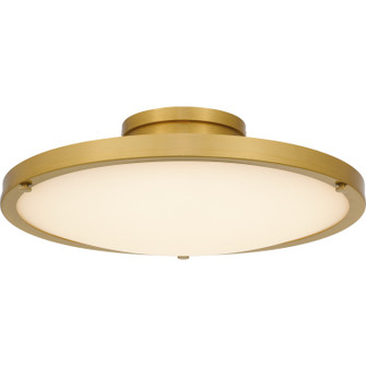 Quoizel Semi-Flush Mount LED Semi-Flush Mount in Brushed Gold (10|QSF6784BRG)