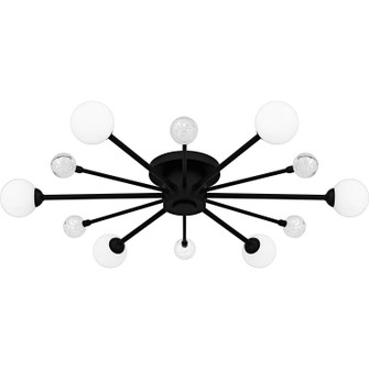 Quoizel Semi-Flush Mount Six Light Semi-Flush Mount in Matte Black (10|QSF6781MBK)