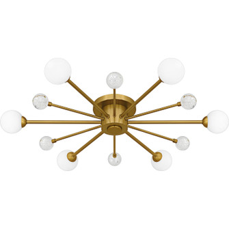 Quoizel Semi-Flush Mount Six Light Semi-Flush Mount in Brushed Gold (10|QSF6781BRG)