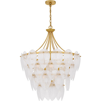 Quoizel Pendant Seven Light Pendant in Gold Leaf (10|QP6766GFL)